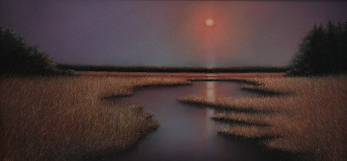 Linde, Stephen, "Mellow Marsh", Pastel, $1,600