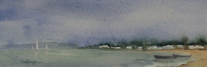 Horrigan, Mary , "At the Shore", Watercolor, $250