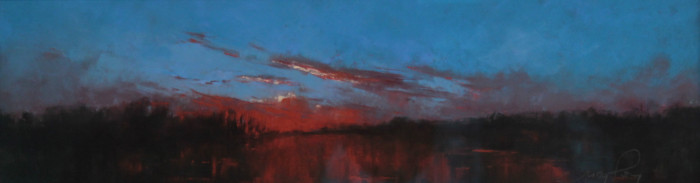 Perry, Judy, "Red Sky in the Morning", Pastel, $625
