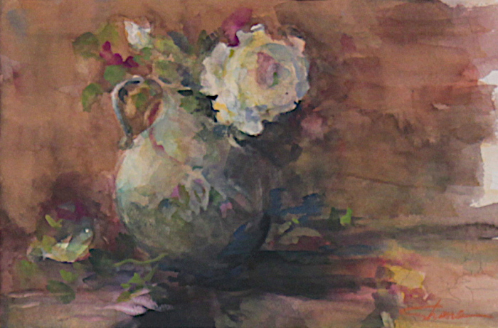 Shane, Shauna, "Single Blossom", Watercolor, $650