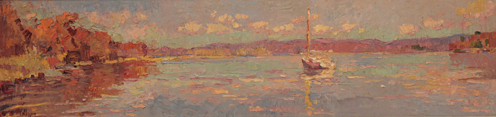 Nilsson, Leif, "Ganesh at Deep River Landing", Oil, $12,000