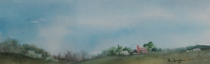 Horrigan, Mary, "Country Side", Watercolor, $250