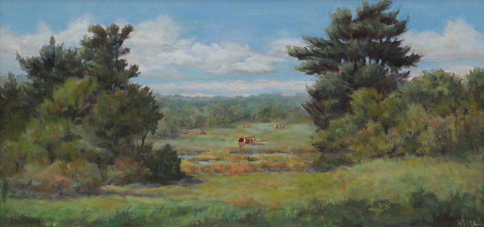 Wrona, Lynn, "Green Pastures", Oil , $1,200