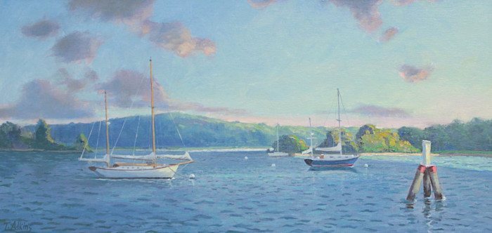 Adkins, Thomas , "Looking to Nott Island, Essex", Oil, $2,200