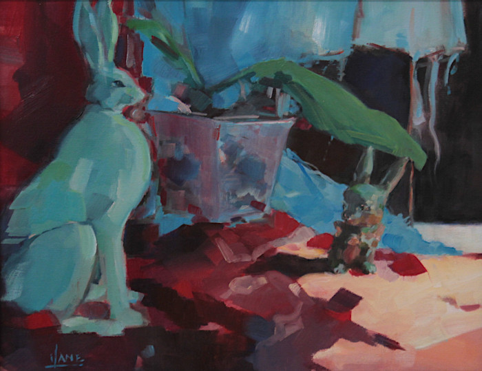 Lane, Isabel, "Year of the Rabbit", Oil, $925