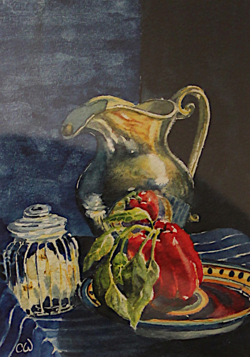 Weymann, Cheri , "Small Reflections", Watercolor, $175