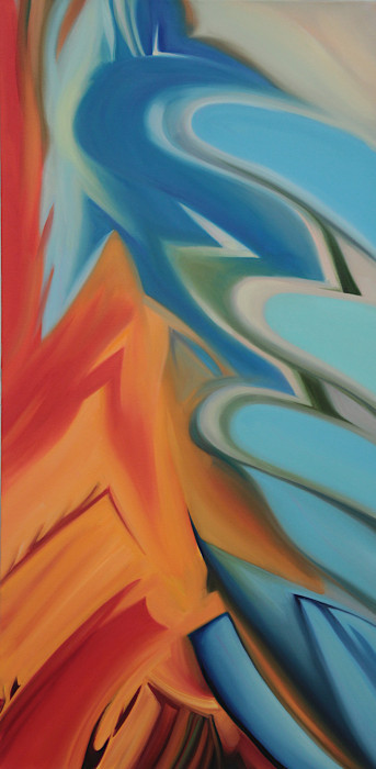Swimm, Tom , "Fire and Ice", Acrylic, $950