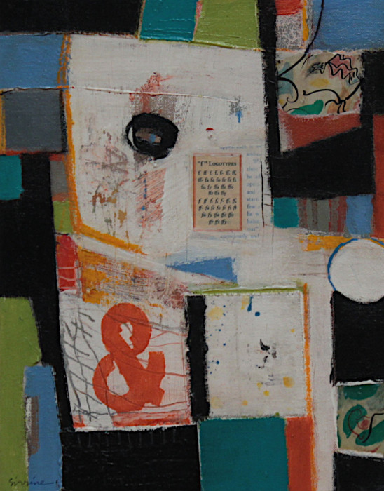 Sirrine, Dennis, "Ampersand", Mixed Media, $950
