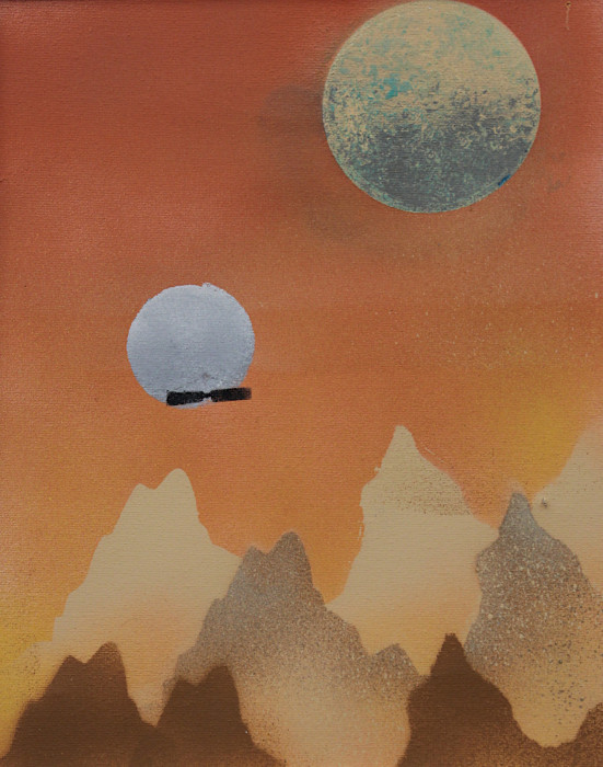 Lewis, Suzanne, "Balloon Over China", Acrylic, $125