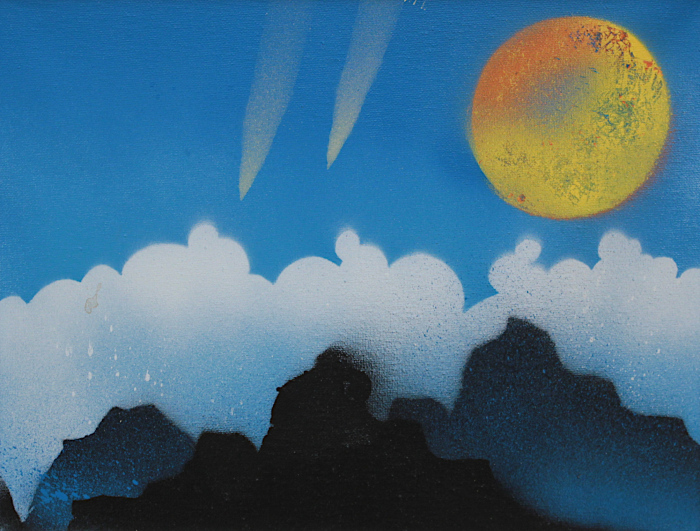Lewis, Suzanne, "Comets Falling to Earth", Acrylic, $125