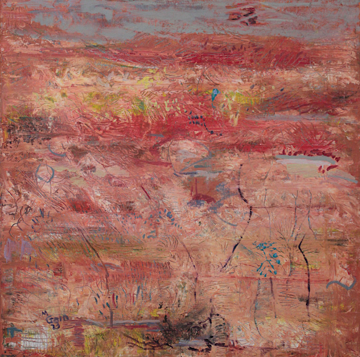 Gain, Michael, "Flight of the Seabird", Oil on Linen, $325
