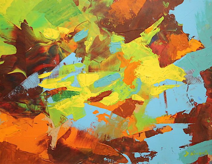 Nichols, Dan, "Sea and Land ", Acrylic, $350