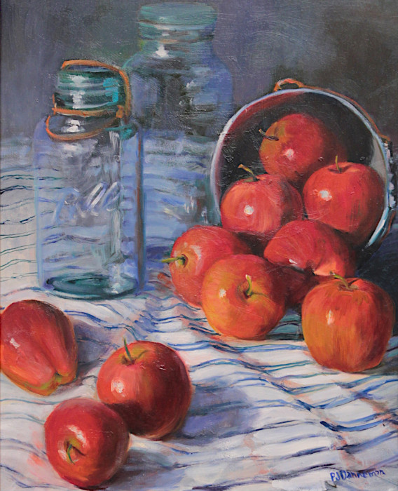 Danneman, Pamela J., "Apples", Oil, $2,400
