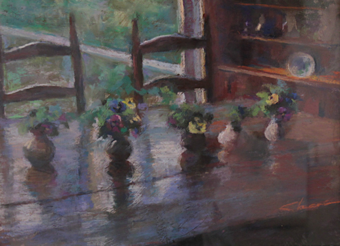 Shane, Shauna, "Tablescape", Pastel, $900