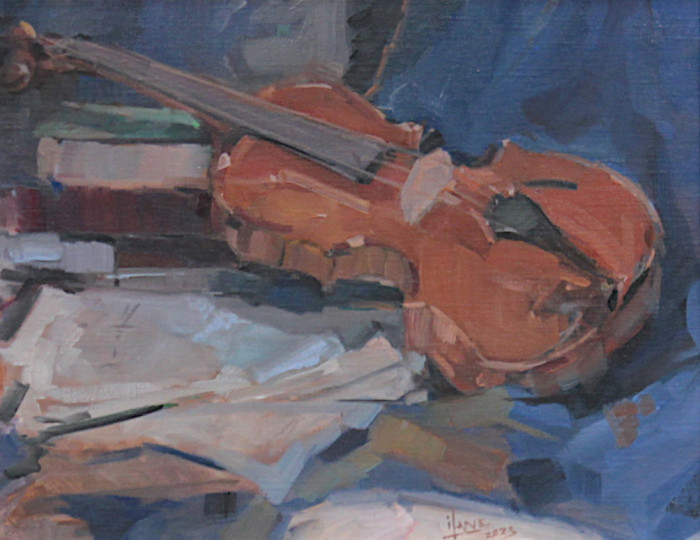 Lane, Isabel, "Marilee's Violin", Oil, $875