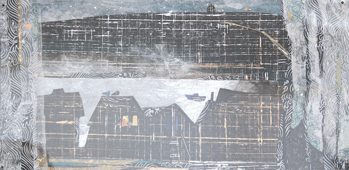 Tellier, Lisa , "Island Nocturne", Collage, $495