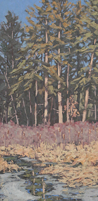 Laurino, Jim , "Pine Stand", Oil on Canvas, $2,000