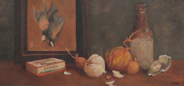 Reese, Pamela, "Oysters and Onions", Oil, $1,500