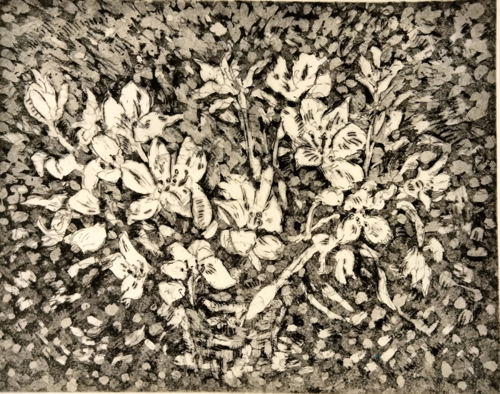 Brubaker, David , "Alstroemerias", Etching, $450