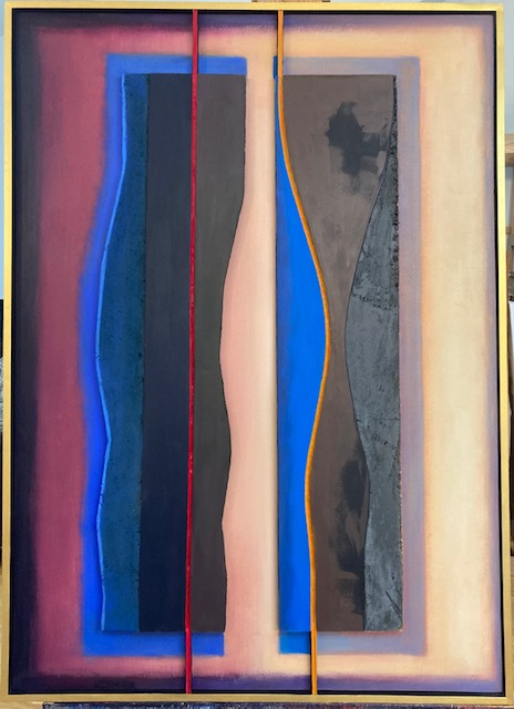 Butcher, William C., "Two Figures", Acrylic on Foam Board, $3,500