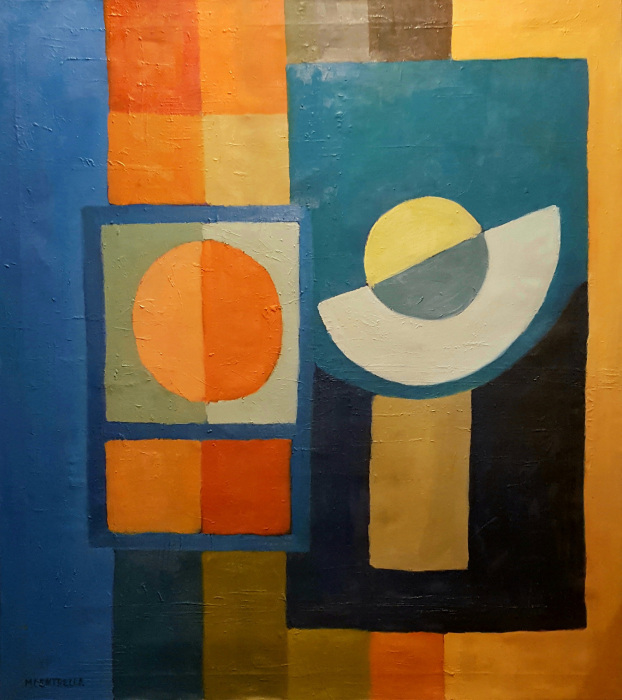 Centrella, Michael, "Puppet Theater", Oil on Linen, $1,400
