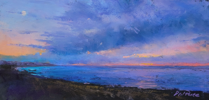 DalPonte, Susanna , "Day Into Night", Pastel, $300