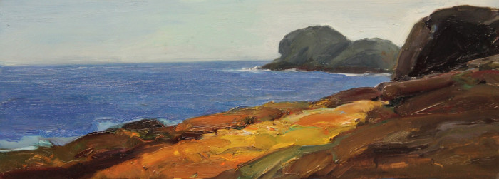 Daskam, Rick, "Backside with Gull Rock", Oil , $1,200