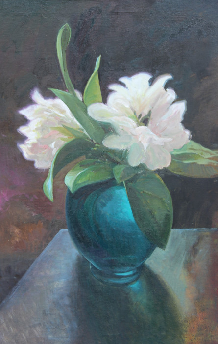 Daskam, Rick, "Rhododendrons", Oil, $4,000