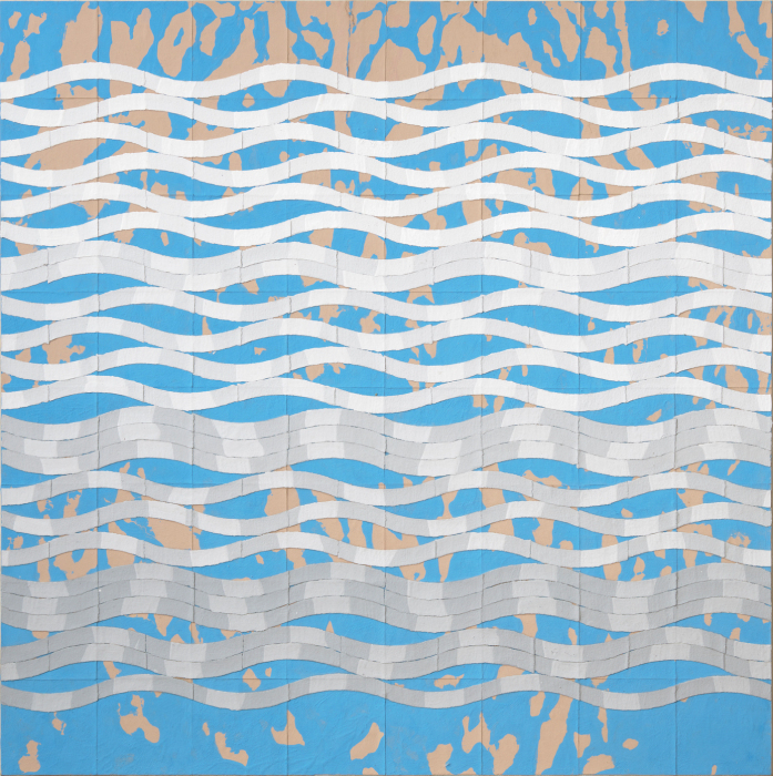 Holub, Will, "Archipelago", Acrylic/Paper on Canvas, $2,600
