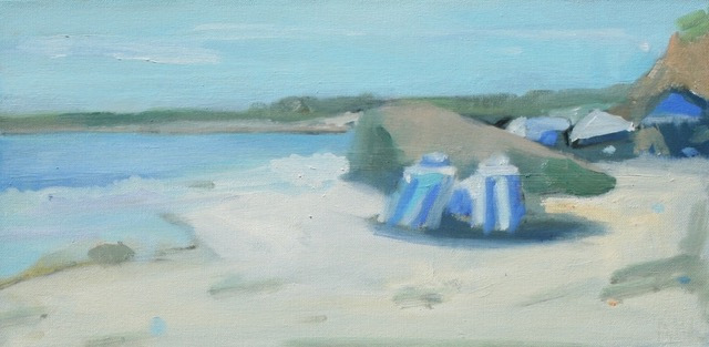 Luckey , Ariane , "At the Beach", Oil, $1,200