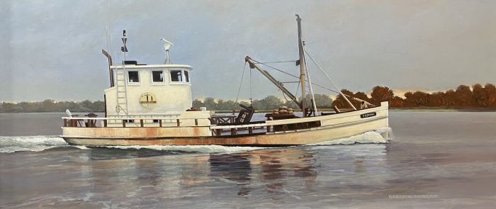 Morgan, Brec, "Heading Home", Acrylic, $6,700