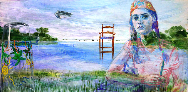 Napoleon, James, "And You, My Galvanized Friend ", Acrylic, $750