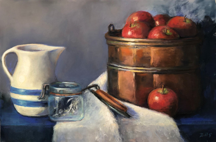 Schirmeier, Beverly A., "Overflowing Harvest", Pastel, $750
