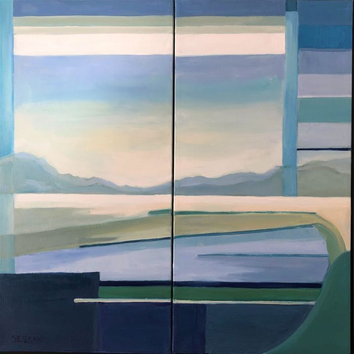 Serban, Blanche, "Stillness", Oil, $600