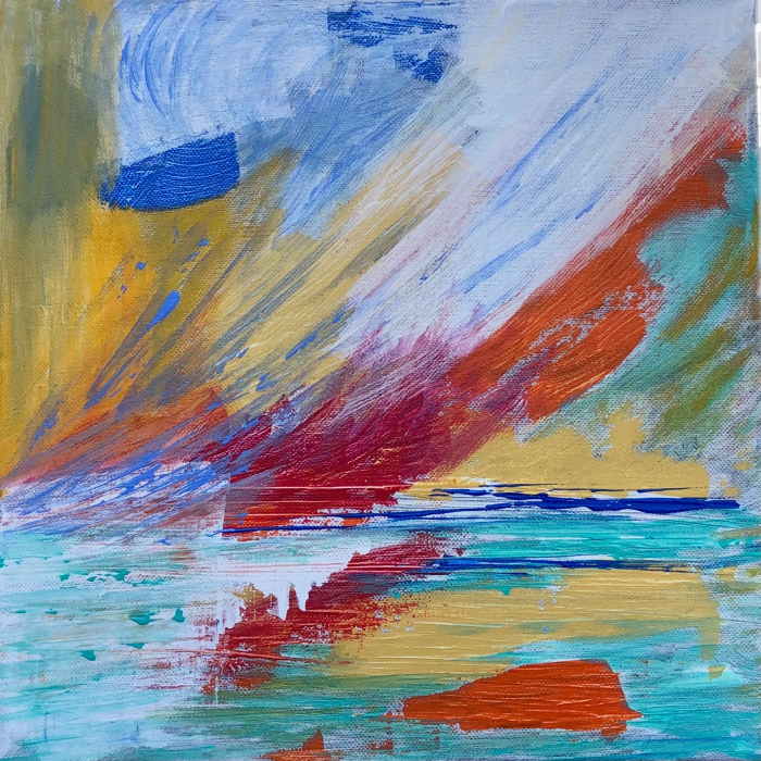 Swift, Ceal, "Uncharted", Acrylic, $550