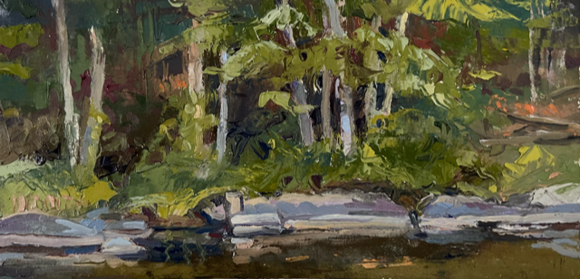 Tellier, Lisa, "Along the Farmington", Oil , $425
