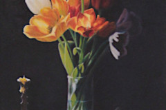 Barbour, Charles, "Spring 2021 Tulips", Egg Tempera on Panel, $1,800