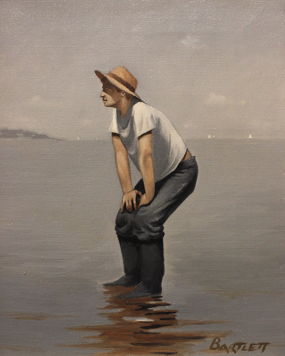 Harley Bartlett, "Clammer", oil, $950