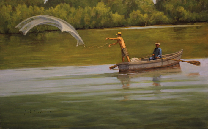 Jack Broderick, "Rio Guaurabo", oil, $4,400