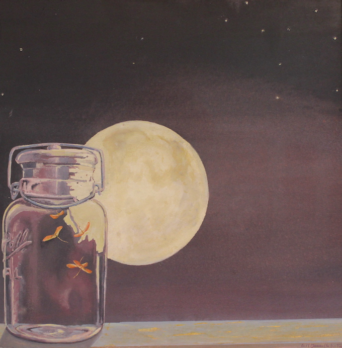 Earl Grenville Killeen, "Moon Dance", watercolor, $1,800