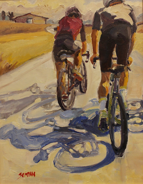 Blanche Serban, "Family Time", oil, $300