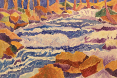 K. Clark-Nilsson, "Devils Hopyard, Tumbling Stream", oil, $1,200
