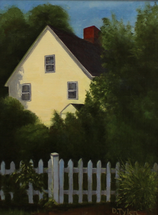 Dawn Tyler, Yellow House, oil, $500