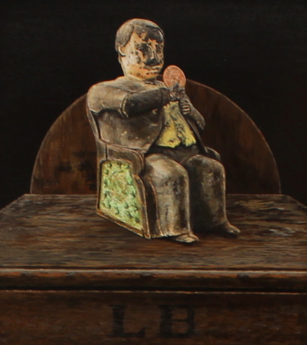 Del-Bourree Bach	, 	Penny Wise	, 	acrylic	, 	$2,700