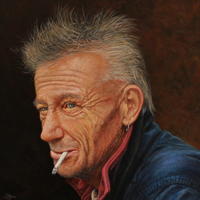 Del-Bourree Bach	, 	Spike	, 	acrylic	, 	$6,000