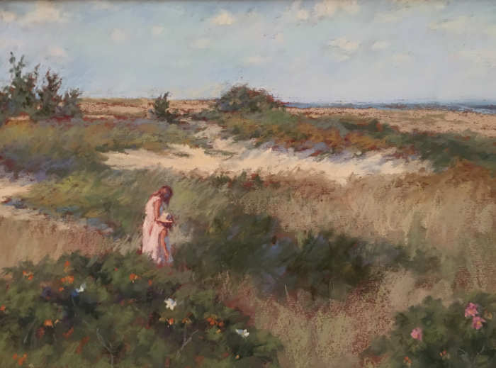 Joann Ballinger	, 	Time Together	, 	pastel	, 	$1,800