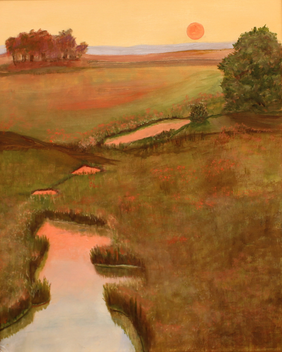 Polly Baumer	, <i>	Large Marsh	, </i>	mixed	, 	$1,000