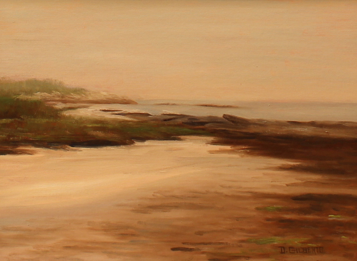 Donna Gilberto	, 	Fog at Lowtide	, 	oil	, 	$1,200