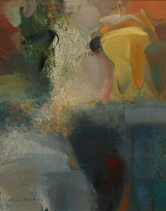 Sunil Howlader, Dancing Mood, oil, $1550