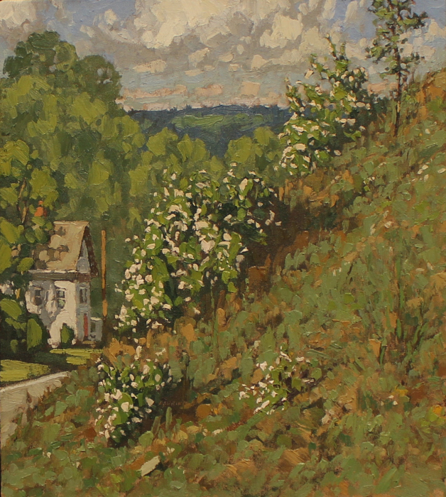 Jim Laurino, Raspberries and Young Cottonwood, oil, $2000